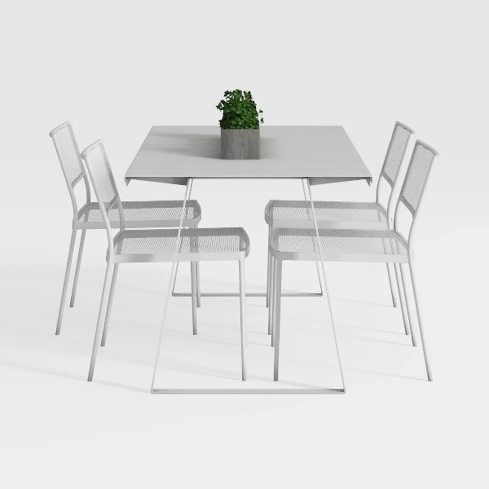 5-Piece Square Outdoor Dining Set