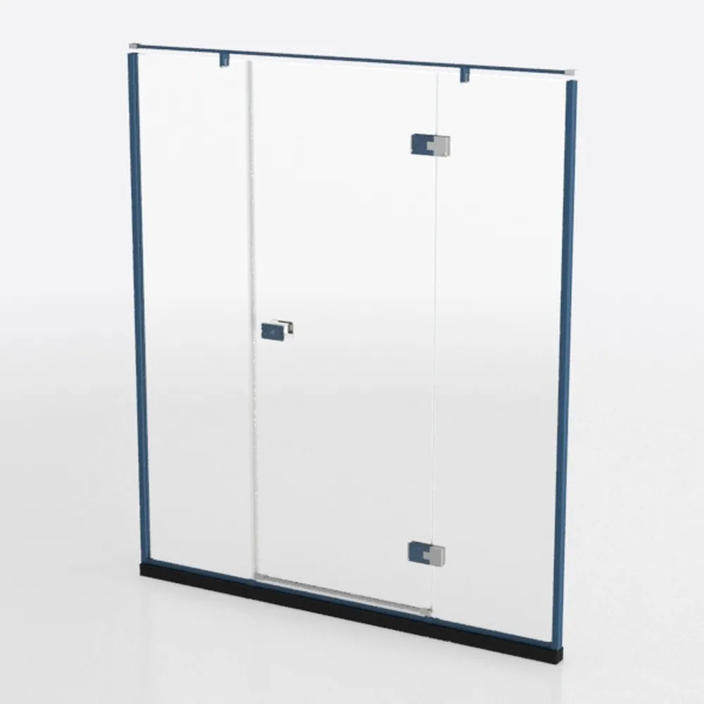56-60" W x 76" H Frameless Sliding Shower Door