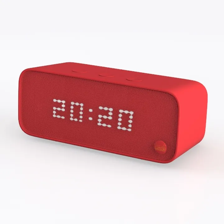 clock-Crimson Elegance