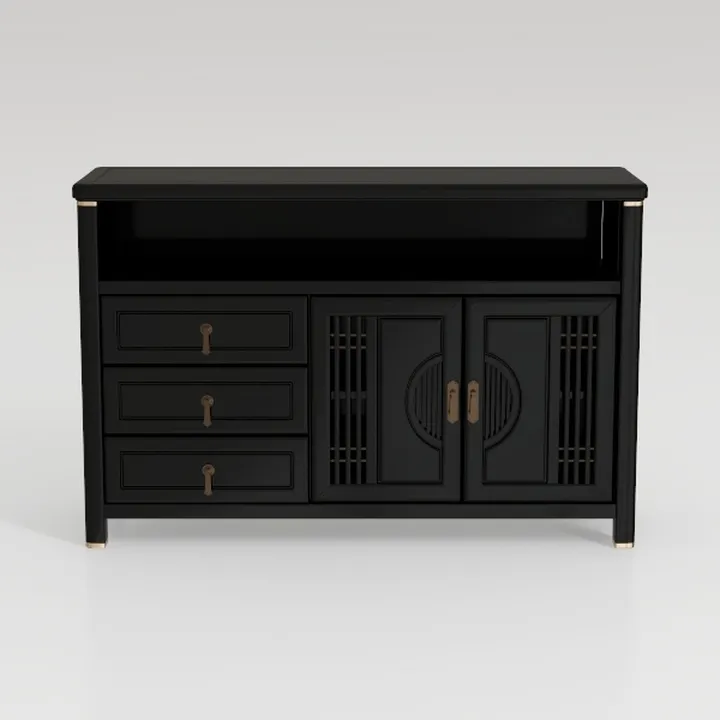 BELLEZE 58" Farmhouse Fireplace TV Stand for TVs