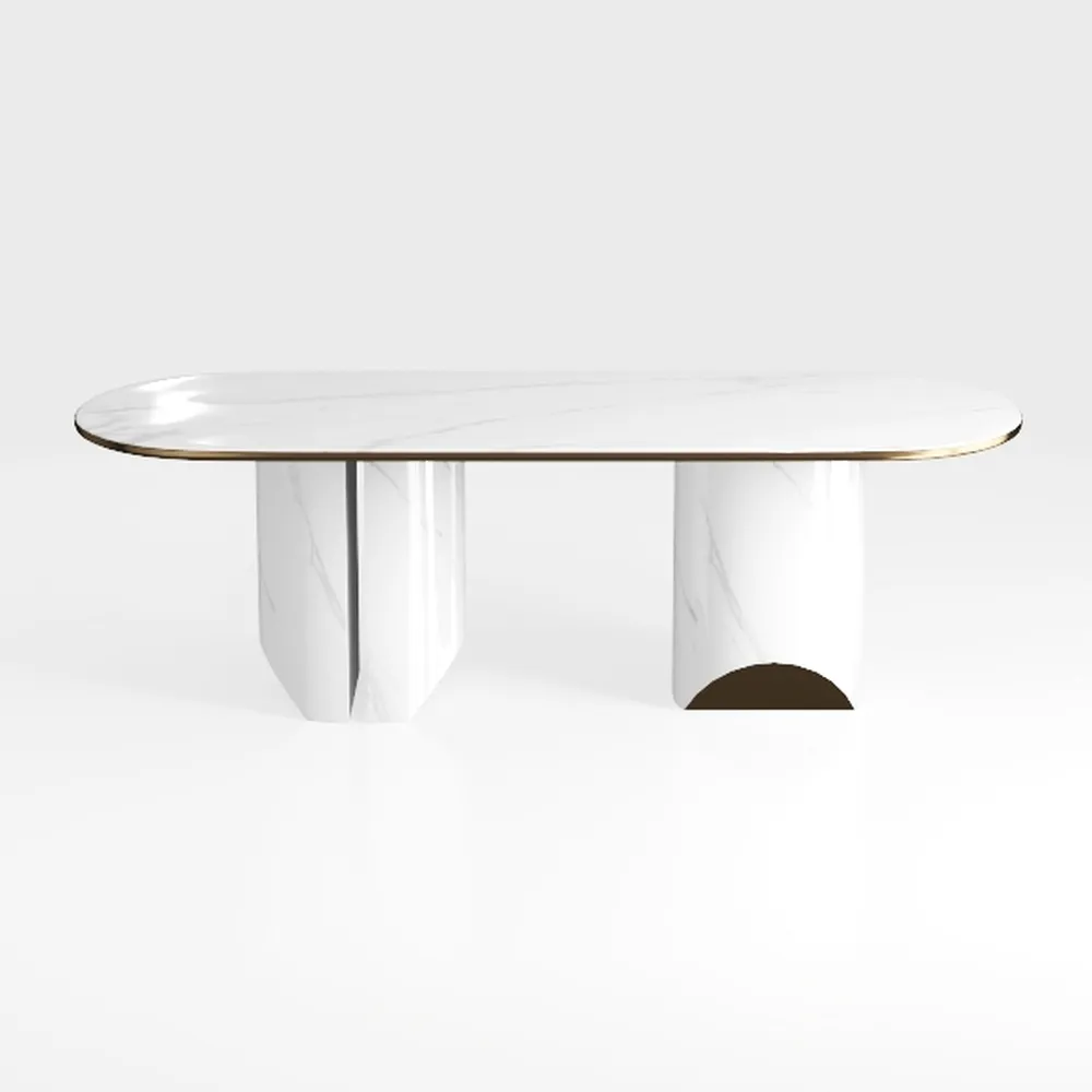 TAPIVA Desk Computer Desks Office Desk Marble Tabl