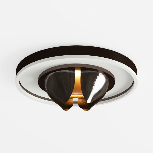 Kichler 8116OZ Flush Mount Round Glass Ceiling