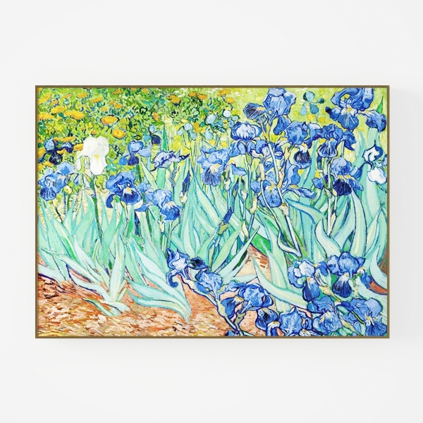 DECORARTS - Irises in the Garden, Vincent Van Gogh