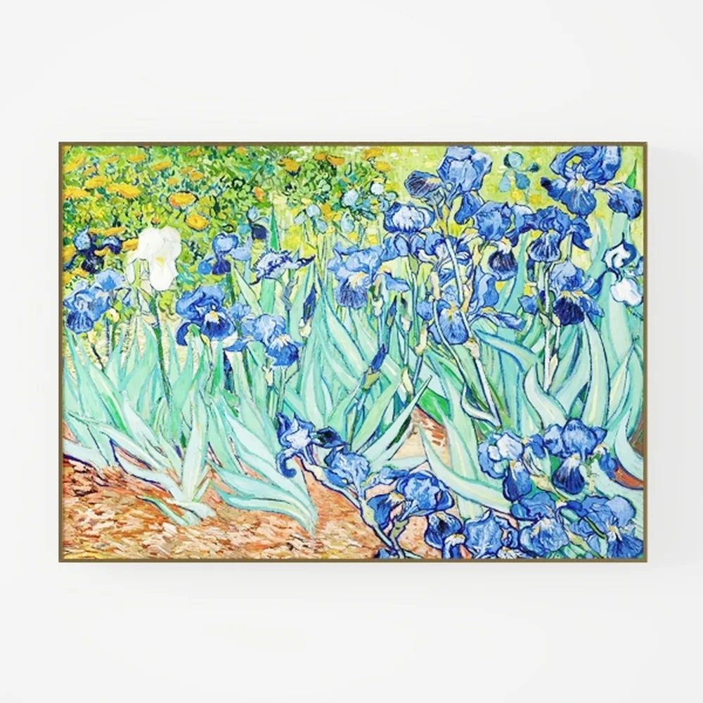 DECORARTS - Irises in the Garden, Vincent Van Gogh