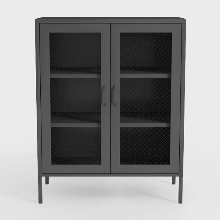 Bathroom Floor Storage Cabinet,40" H Metal Locker
