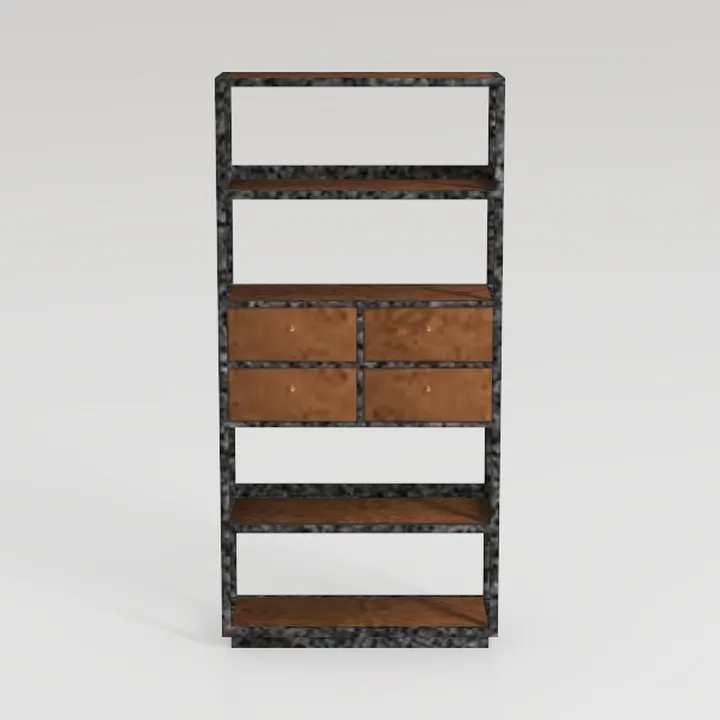 WLIVE Night Stand with Charging Station, LED