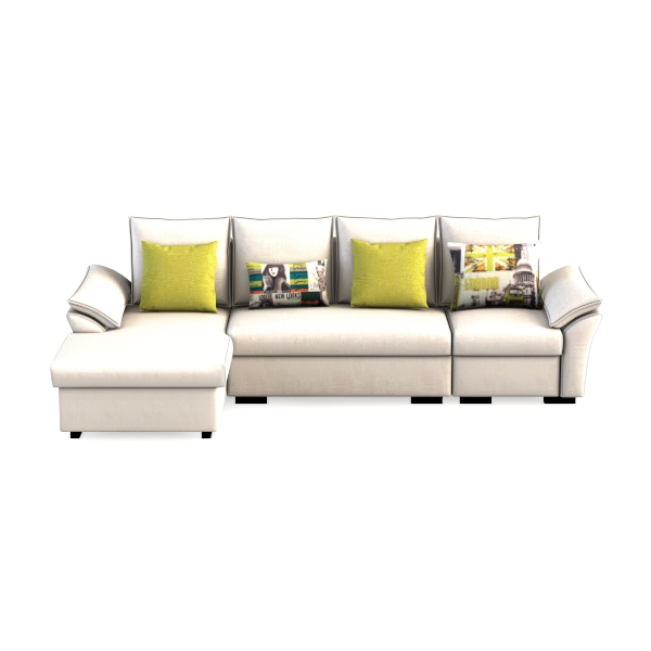 3 in 1 Compact Sofa Couch Corner Sofa Bed with