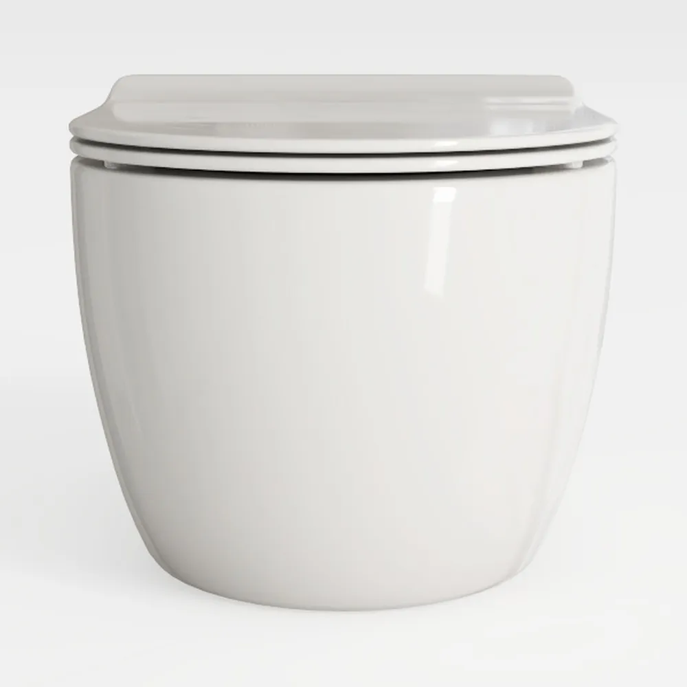 Smart Toilet with Built-in Dual Bidet Seats for