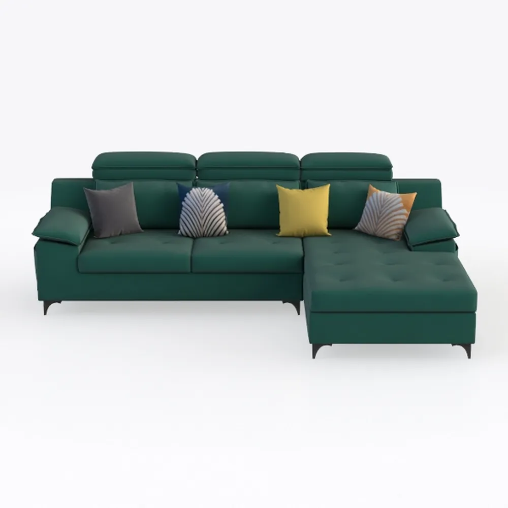 JAMFLY Sectional Sofas Couches for Living Room, L 