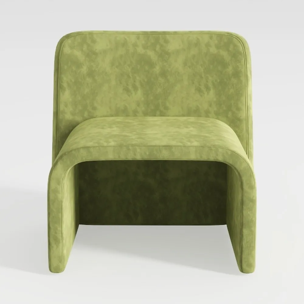 Upholstered Dining Chair with Casters Easy