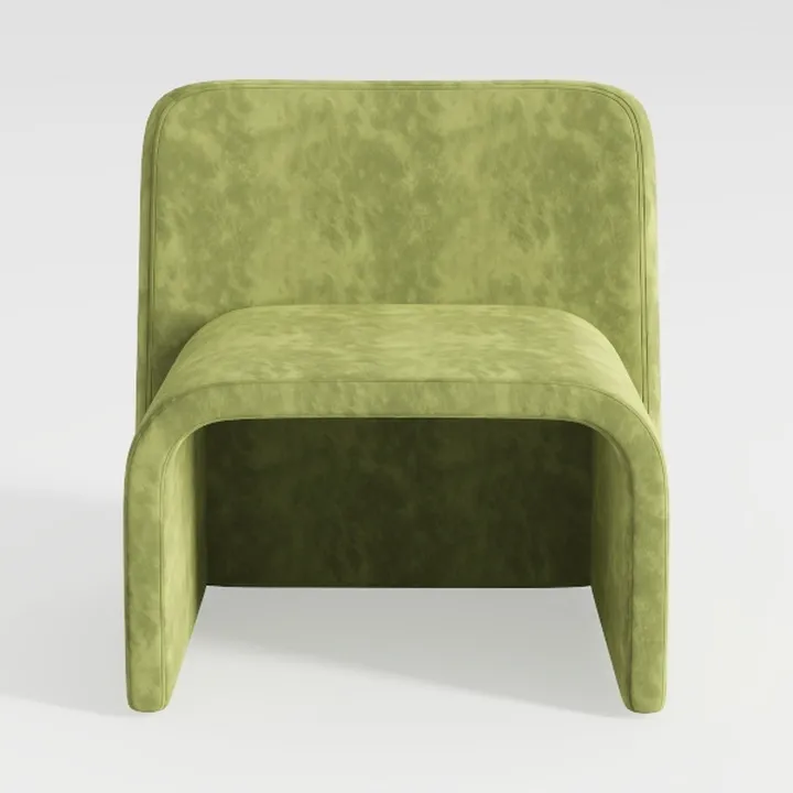 Upholstered Dining Chair with Casters Easy