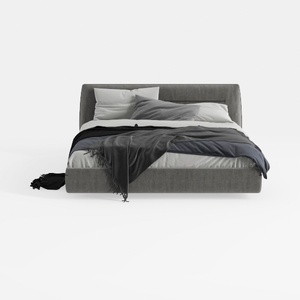 Atlin Designs Upholstered Queen Tufted Panel Bed i