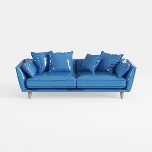 66 in. Square Arm 10-piece Foam Upholstery Materia