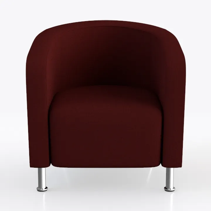 Davea_Dauphin armchair Clubchair red