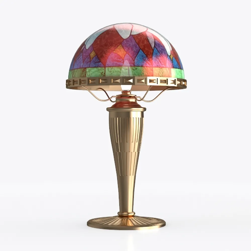 Tiffany Lamp, 24'' Tall Tiffany Table Lamp with