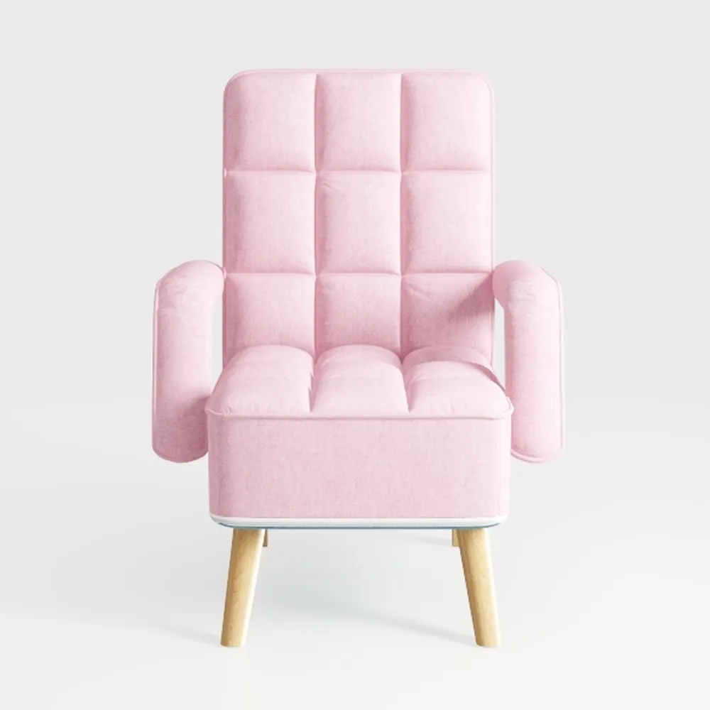 single sofa-Morandi pink