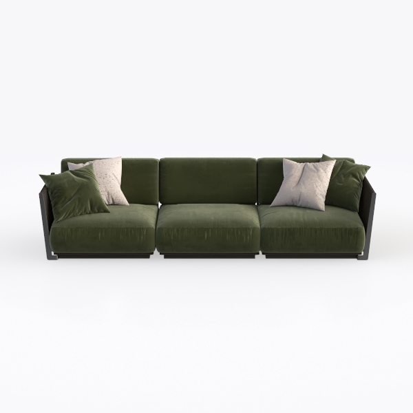 Sectional Lambswool Sofa Couch, L/U Shaped Cloud