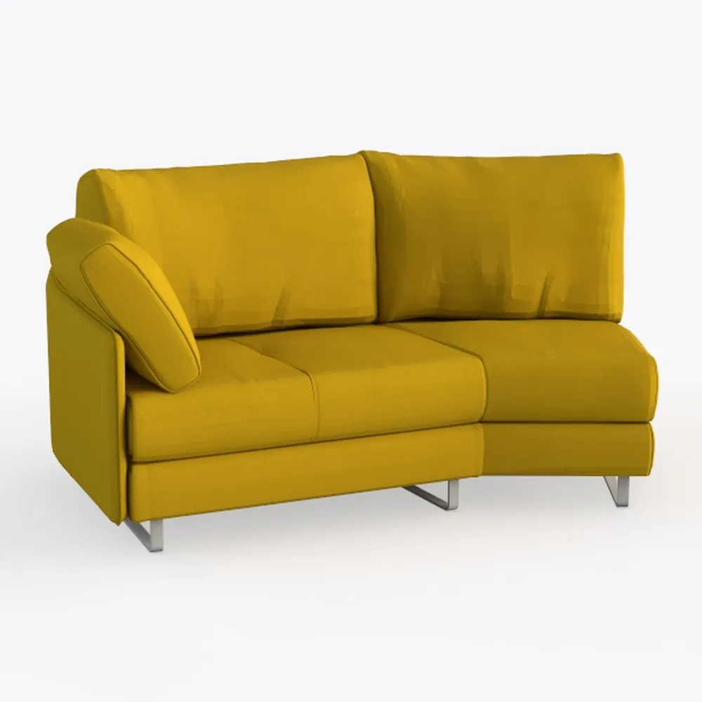 Pemberly Row Velvet Sofa Modern Couch with Wooden