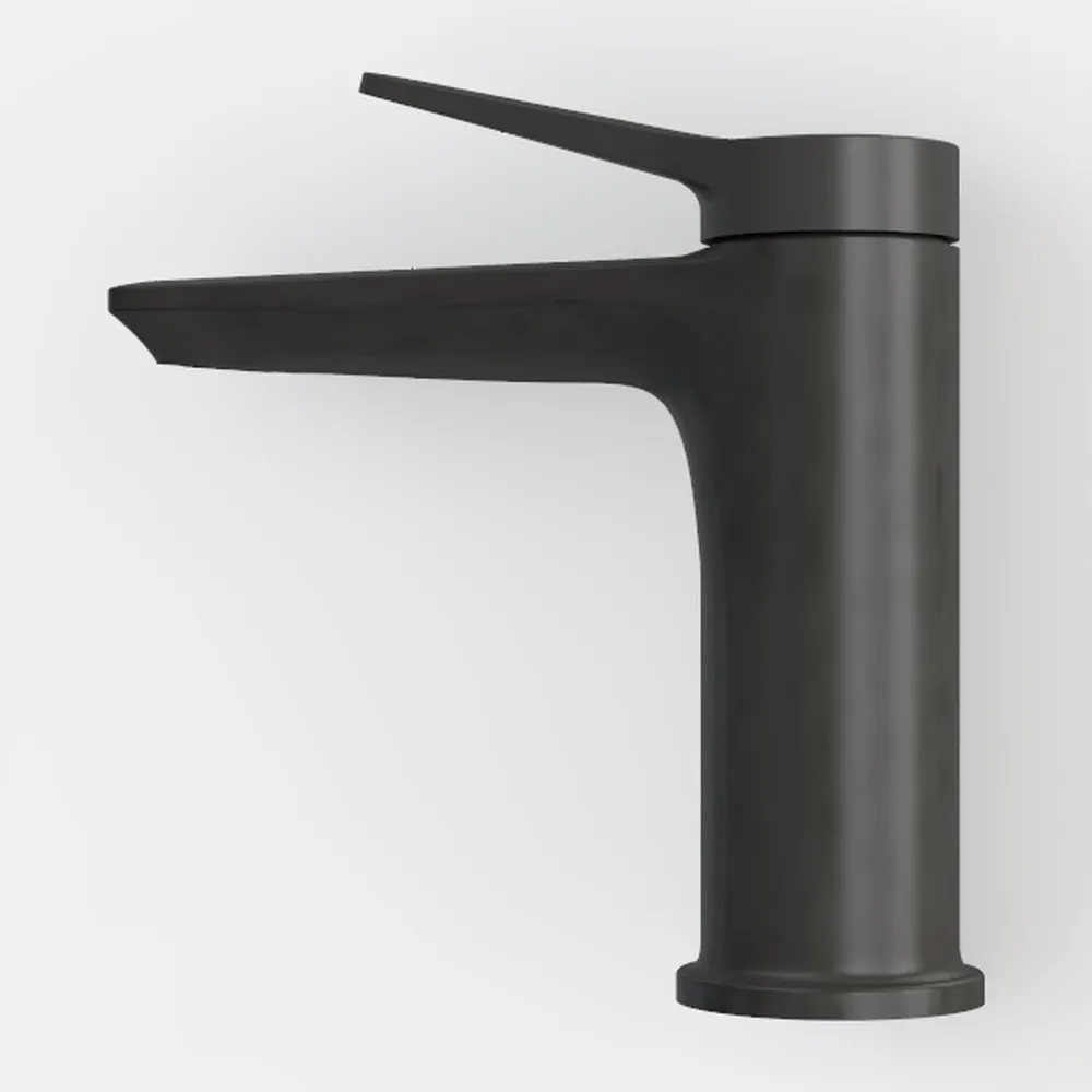 KENES Matte Black Single Handle Bathroom Sink