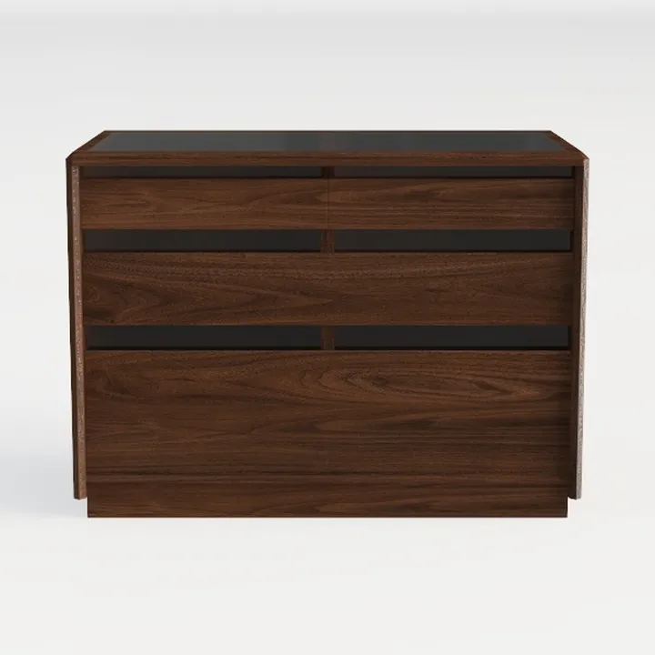 Family-Friendly Wide Nightstand, Bedside Table