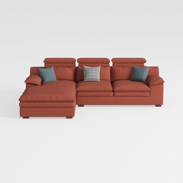 RedLemon 80&#39;&#39; Sleeper Sofa Bed,L-Shaped Sectional