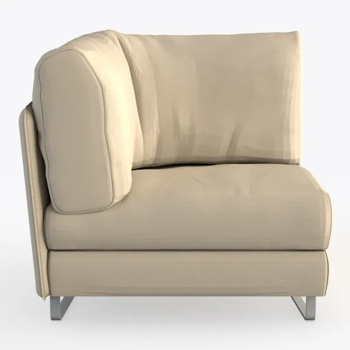 POVISON 31" Modular Sectional Armless Sofa for Liv