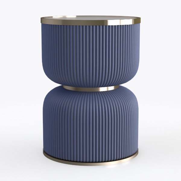 Uttermost Bongo Black Rattan Side Table 22899