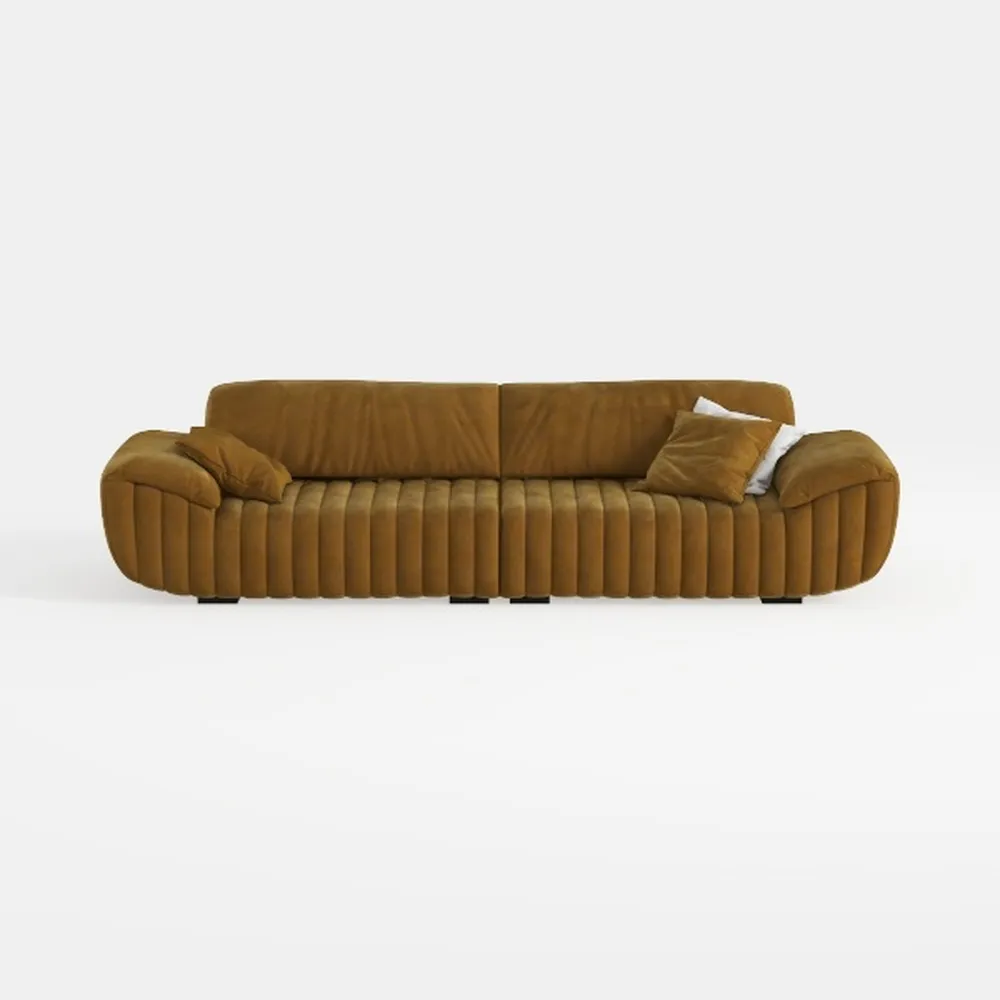 TCMILA Modular 3-Seater Sofa Couch with Deep Seat 