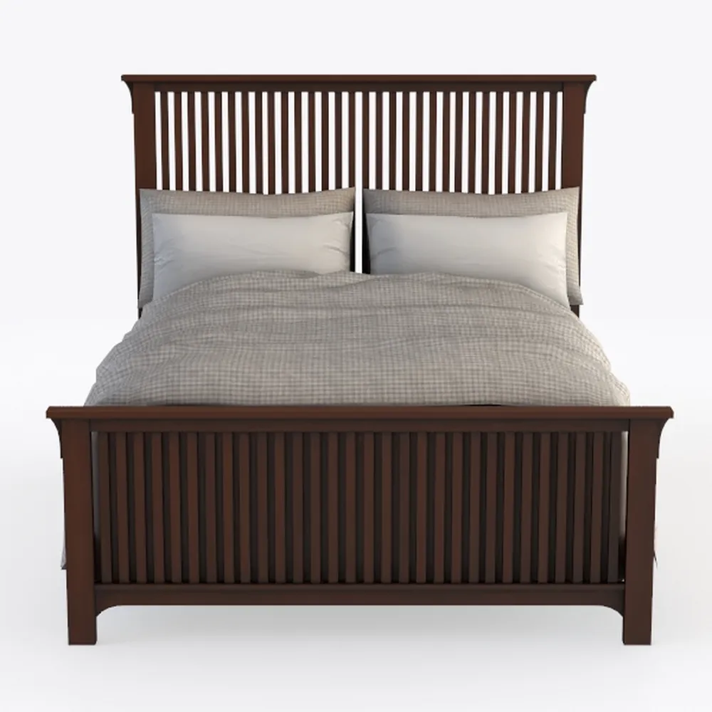 OSP Home Furnishings Modern Mission Vintage Oak He