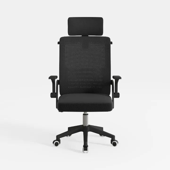 Modern Black Mesh Fabric Ergonomic Office Chair 3D Model