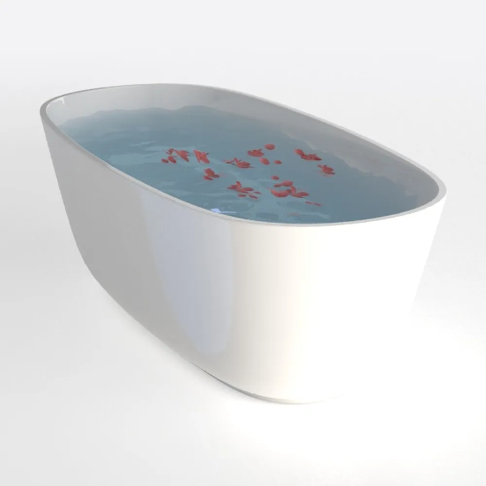 WOODBRIDGE 54" Acrylic Freestanding Bathtub