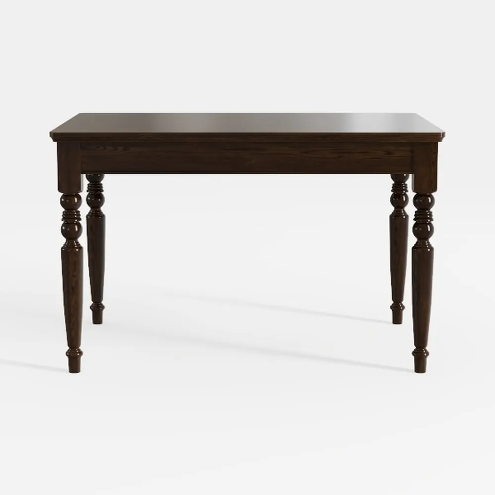 Farmhouse Oak Laptop Desk with Drop Front Keyboard