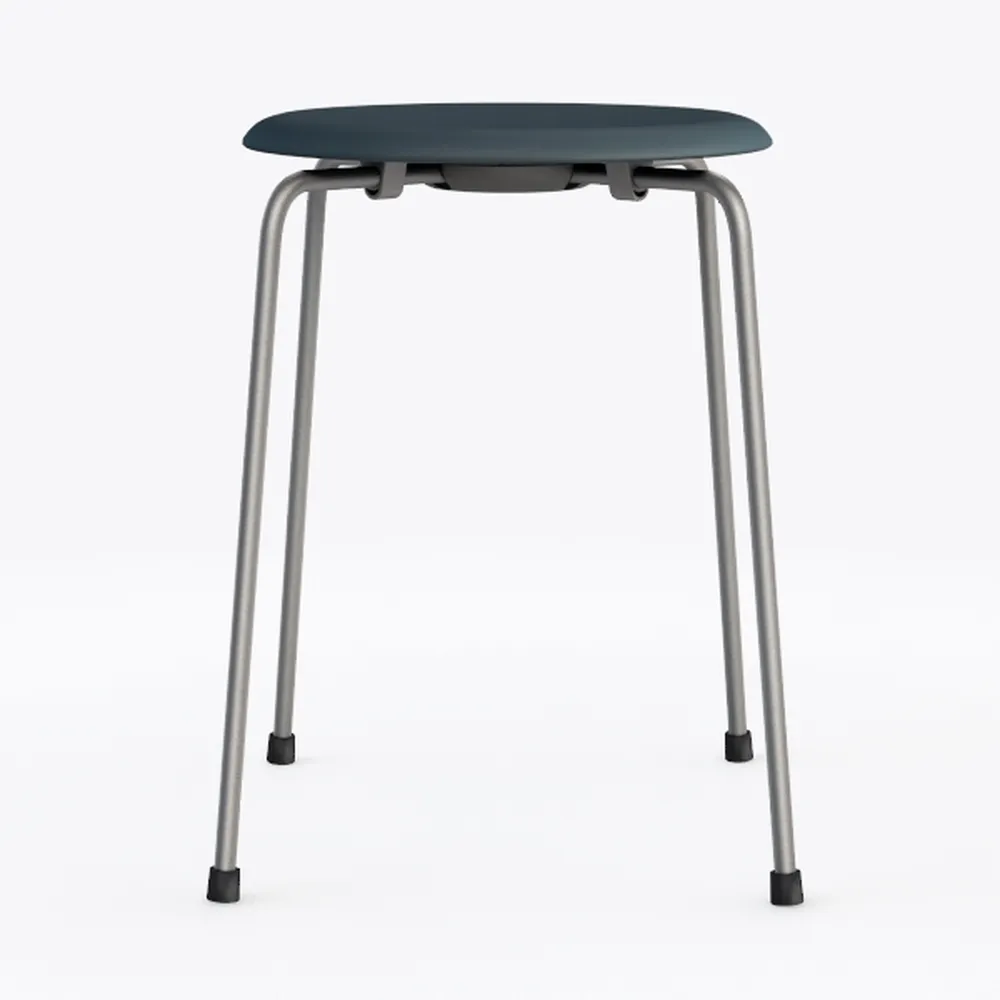 Felix Collection 18 in. Stool, Grey Metal Frame, M