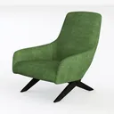 Modway Viscount Mid-Century Modern Upholstered Left 45 Degree View