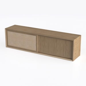 JOZZBY Set of 3 Storage Cabinet, Sideboard Buffet