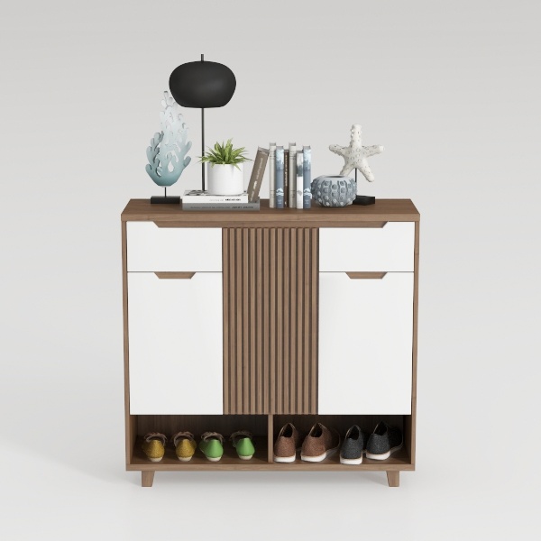 WAMPAT Farmhouse Buffet Sideboard Cabinet