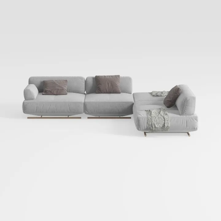 ZeHuoGe L-Shaped Sectional Couches for Living Room