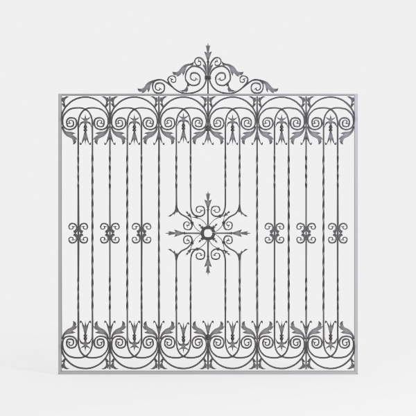iron arched gate-Timeless Retro