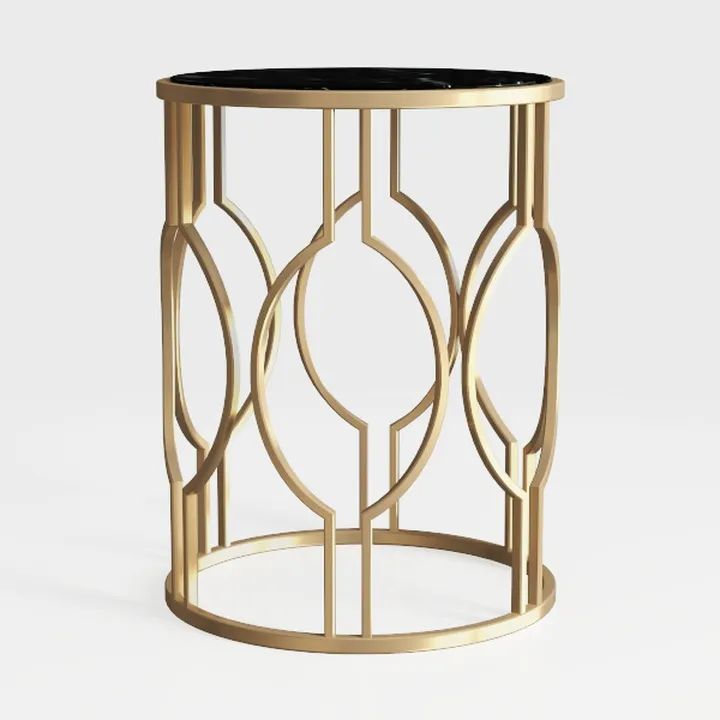 Tribesigns Round End Table for Living Room, Modern