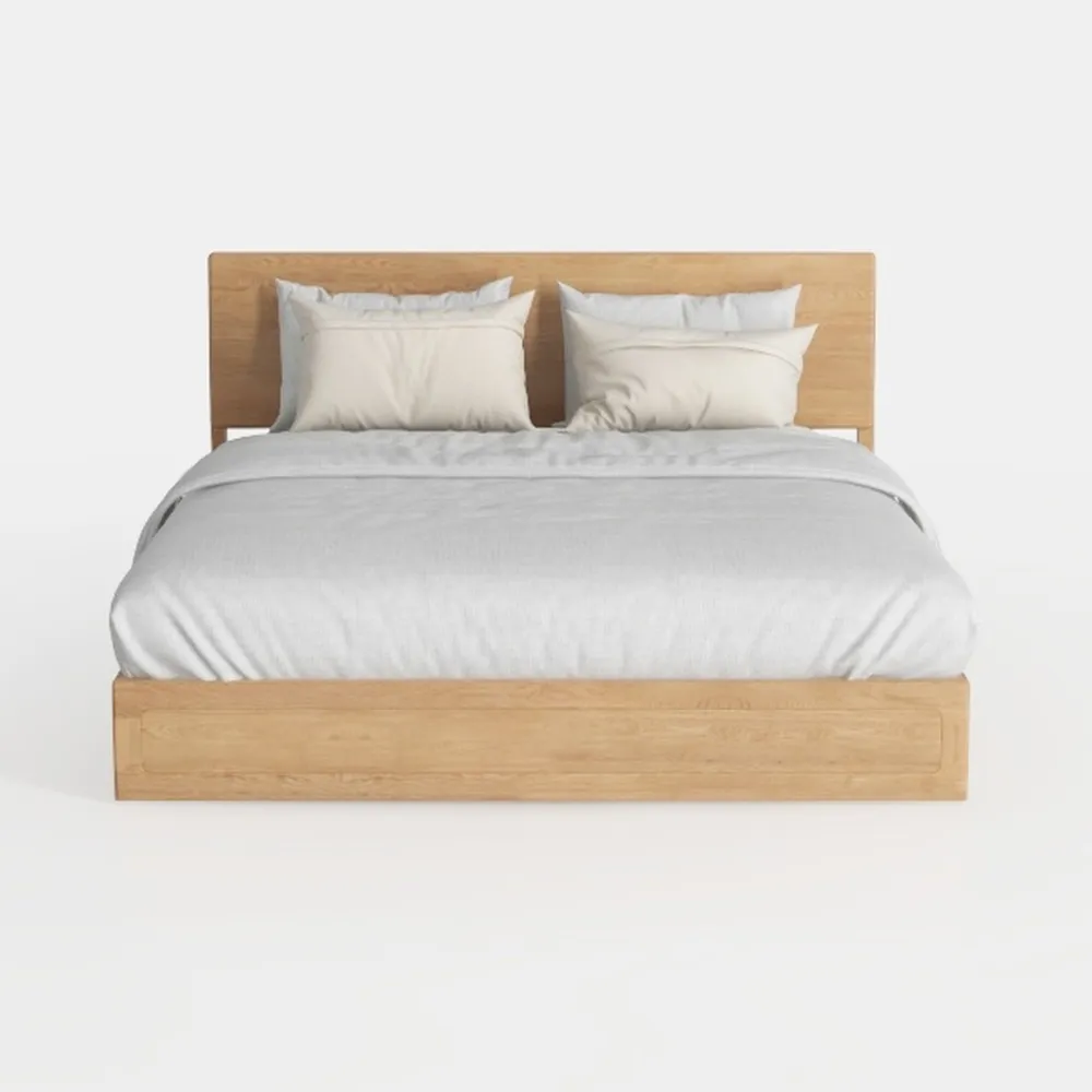 Moe's Home Collection Round Off Bed Wood Brown