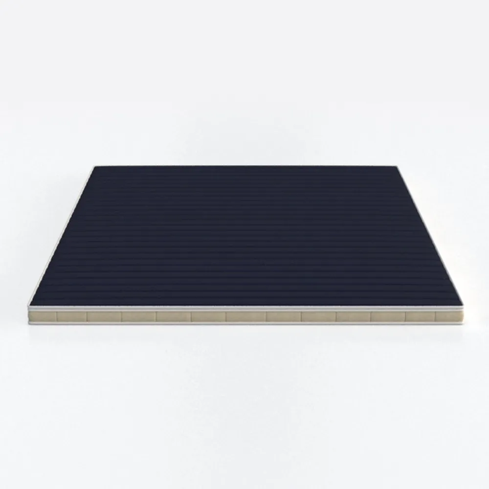 mollis homelike interiors Piatto Imbottito Rettangolare 60 x 30 cm, Schiuma, Blu Mare