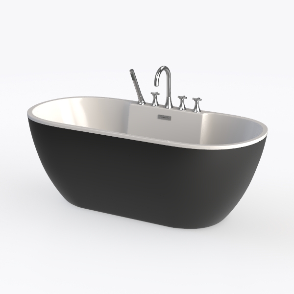 Free Standing Tub 59 Inch Soaking Tub