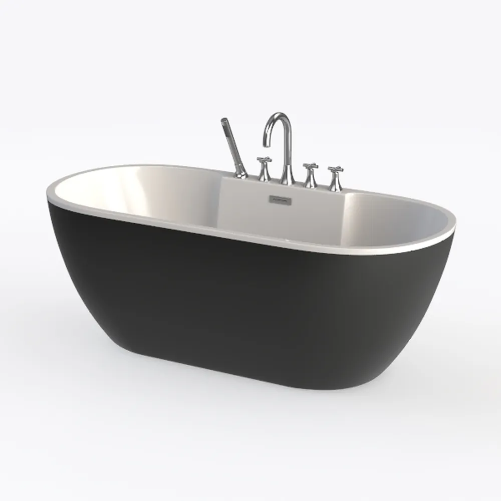 Free Standing Tub 59 Inch Soaking Tub
