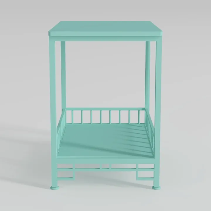 Hdpe Outdoor Adirondack Side Table, Wooden