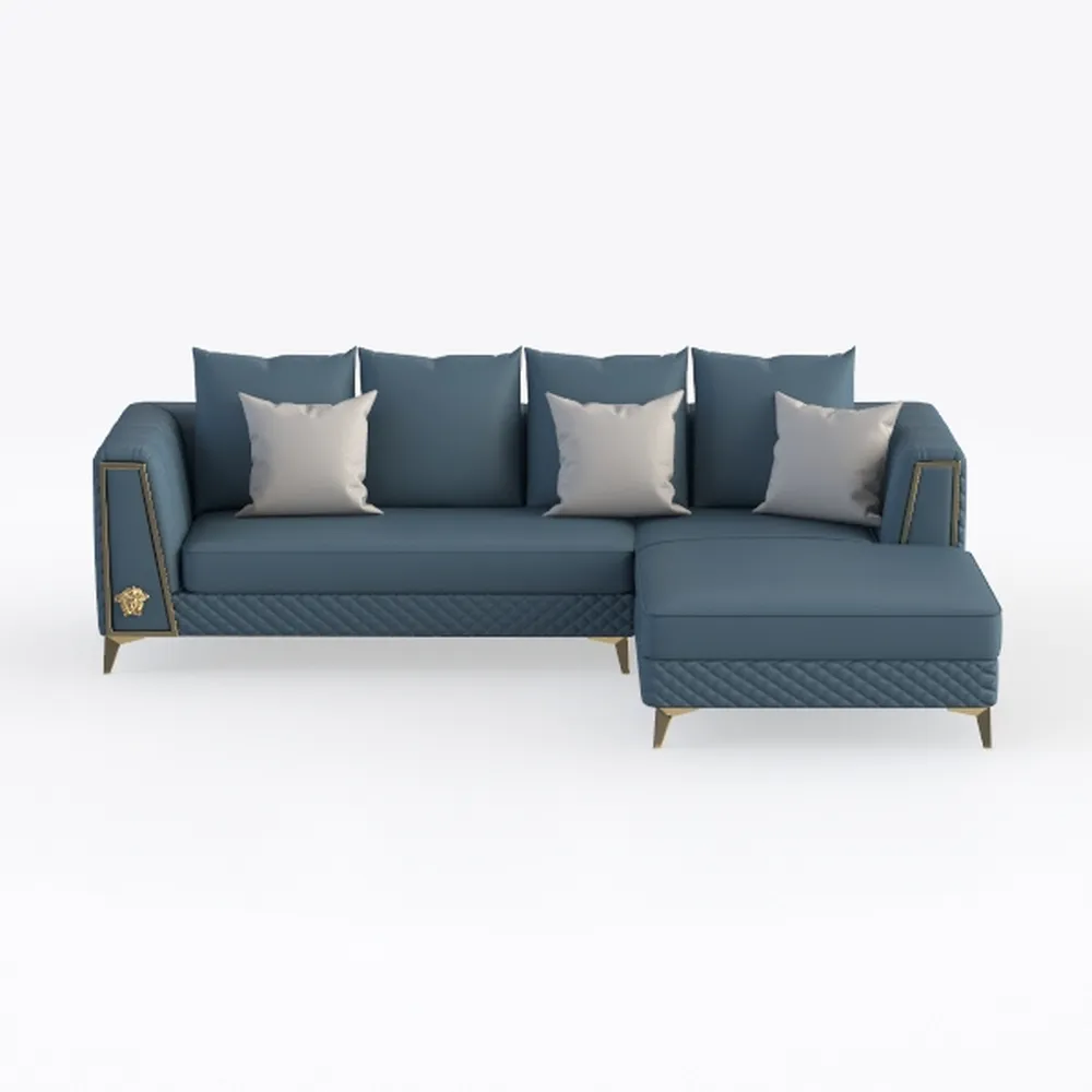 Giantex 94.5" L Convertible Sofa Couch, 3 Seat Sec