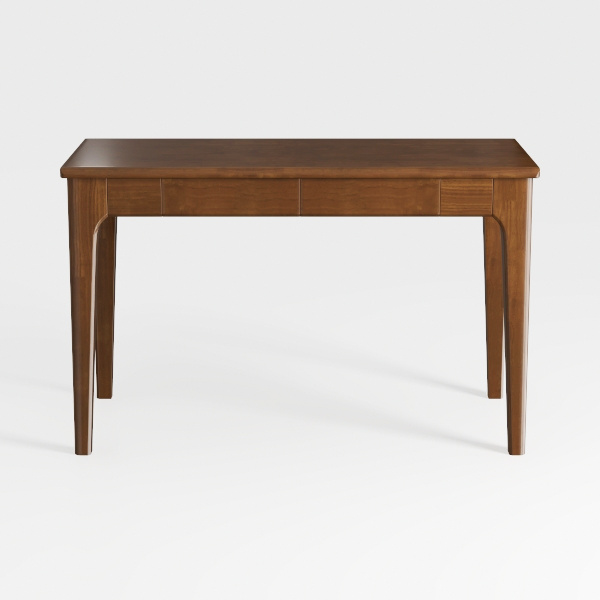 yerealye Solid Wood Writing Desk, Mid Century Mode