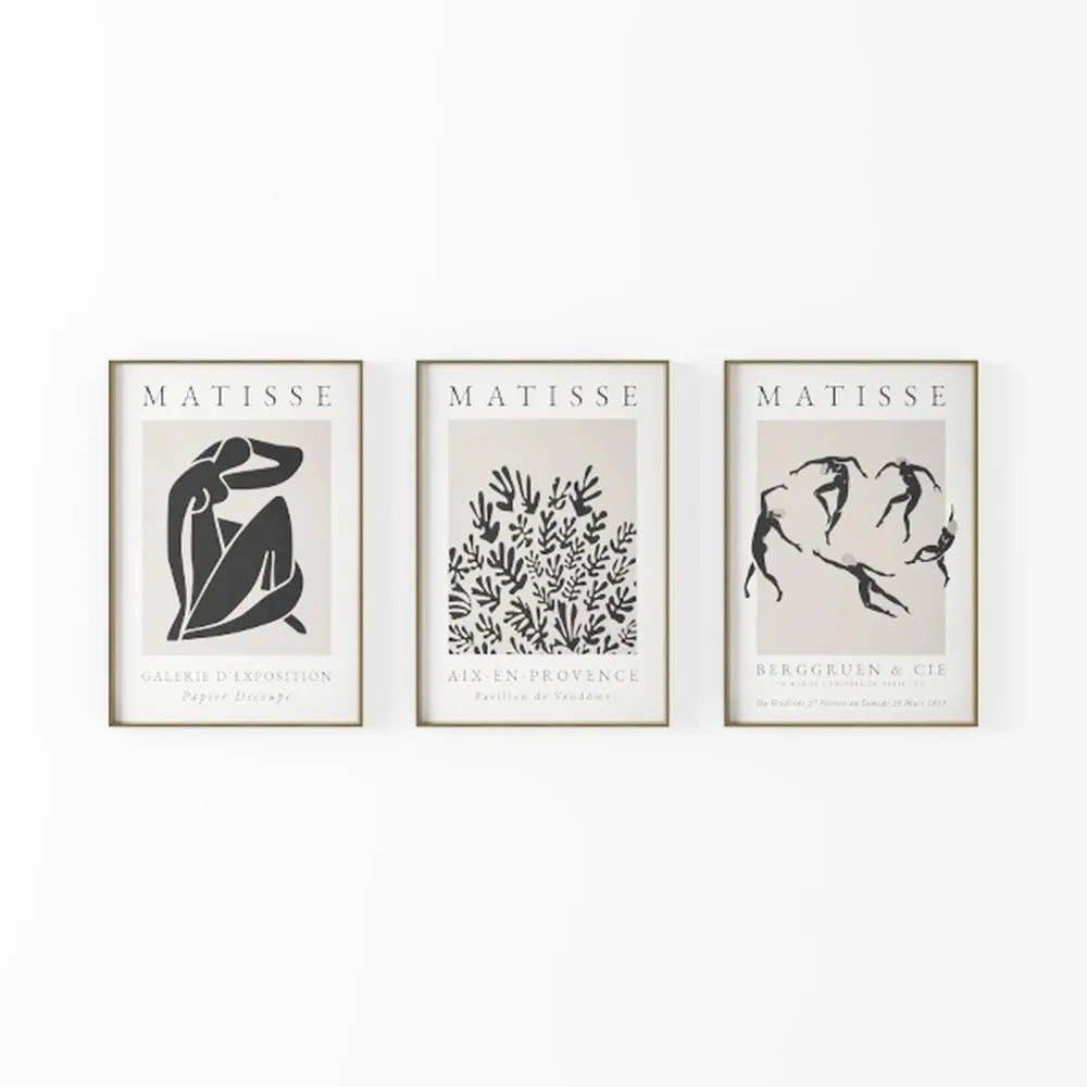 EXCOOL CLUB Neutral Abstract Wall Art