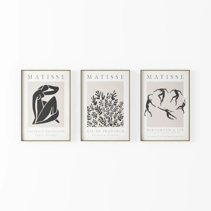 EXCOOL CLUB Neutral Abstract Wall Art