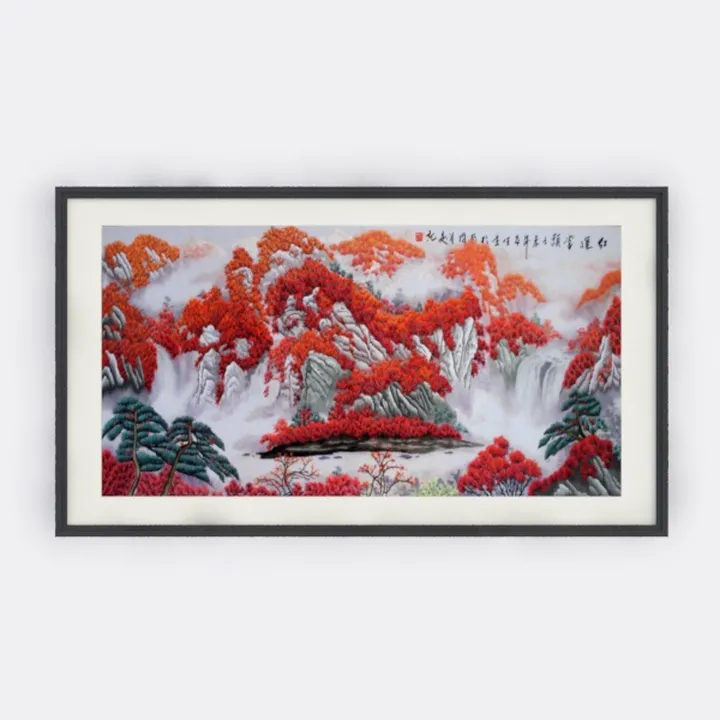 Colorful Tree of Life Abstract Canvas Art, Tree