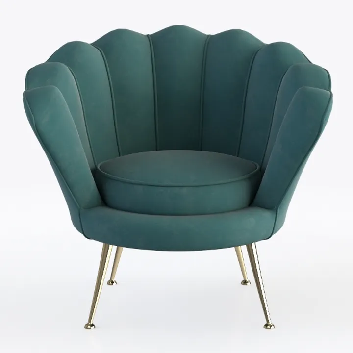 SSLine Elegant Velvet Desk Chair for Girls Women